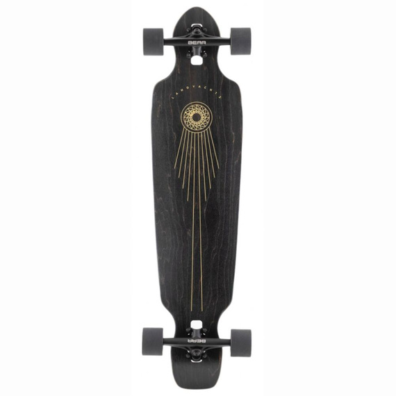 Longboard LandYachtz Battle Axe Space Rock Black 96,5 cm 