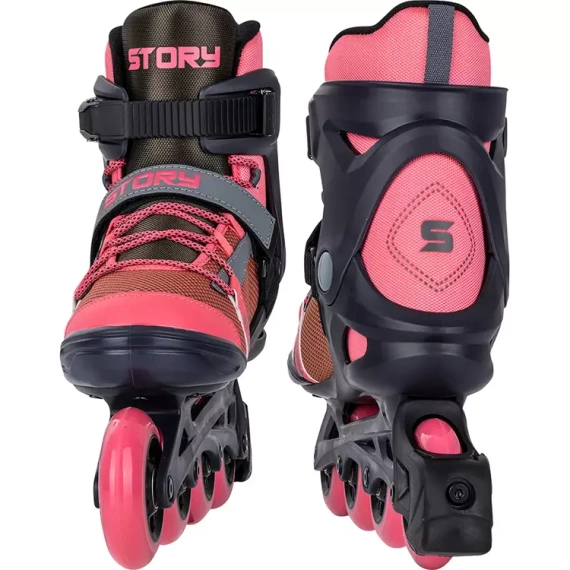 Univerzální kolečkové brusle Inline STORY Shockwave Flame