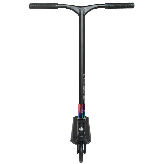 NKD RIZZ Stunt Scooter Black and Rainbow 85 cm