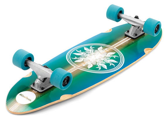 Mindless Wake Surf Skate Board Blue 35"