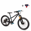 KUbikes 20S DISC superlehké dětské kolo Černá a modrá