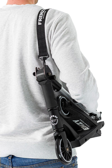 Frenzy Flex Rekreační městská koloběžka černo-stříbrná 120 mm