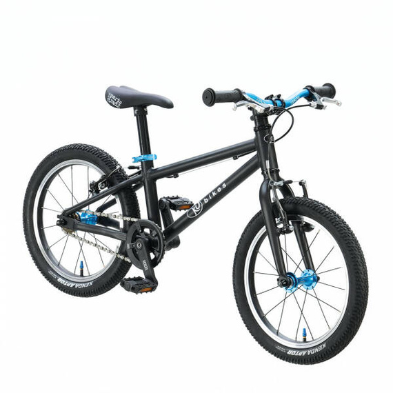 KUbikes superlehké dětské kolo 16L černo-modré