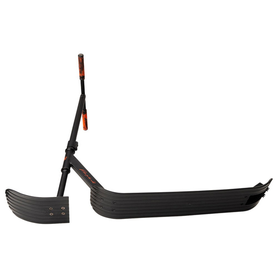 Hulajnoga Wyczynowa na śnieg NKD SNOW Stunt Scooter Czarno-Czerwony wys. 82 cm