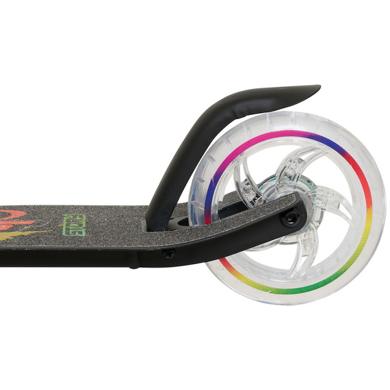Příběh Divoké děti městské dopravy koloběžka černá LED wys. 73-85 cm