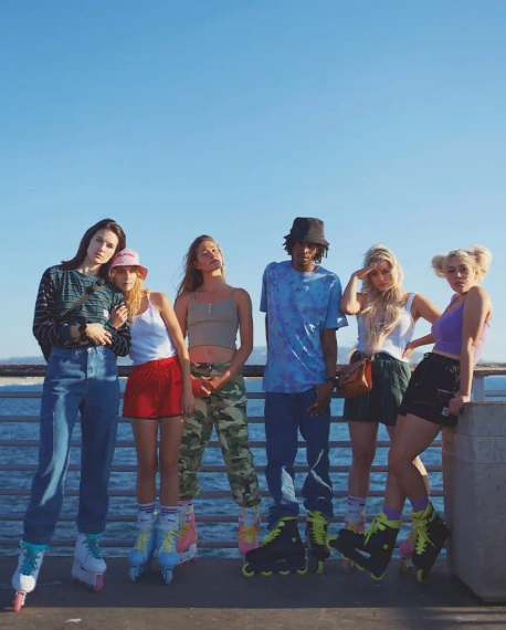 Inline brusle Impala Lightspeed Rekreační kolečka modrá a žlutá