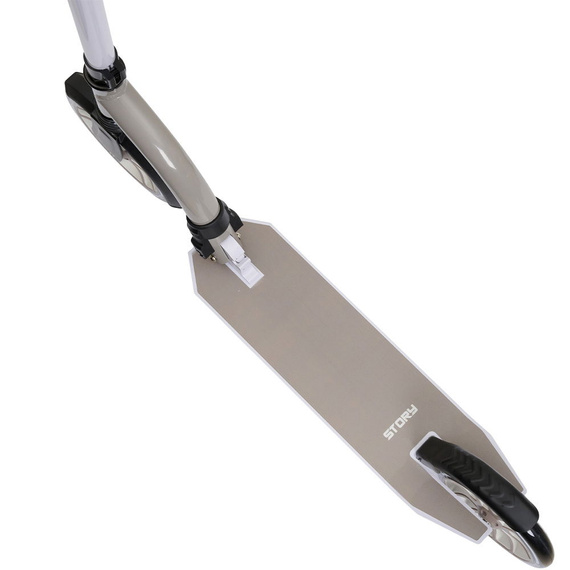 Městská koloběžka Story Big Wheel Advanced Skládací koloběžka Grey/Brown 230/200 mm