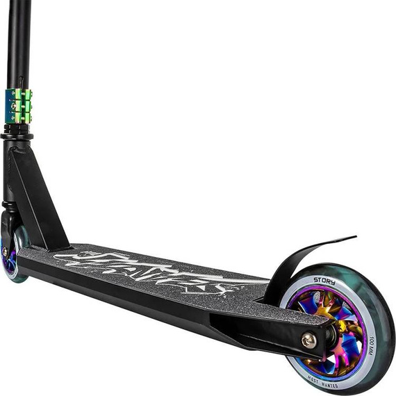 Výkonný skútr Story Bandit DOS Black and Rainbow High. 81 cm