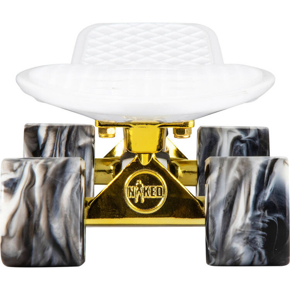 NKX Deluxe 22" liščí ohon bílý a zlatý