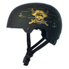 NKX Brain Saver Skateboardová helma Black and Gold Pirate