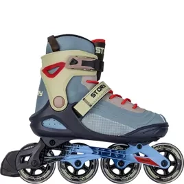 Rolki Uniwersalne Inline STORY Trust Niebiesko - Czerwone