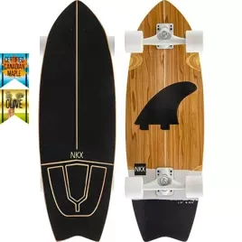 Surfskate Surf Skateboard NKX Tahiti Olive 31"