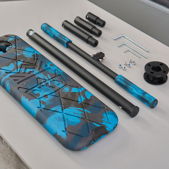 NKD PRO 7,5" Trampolína Scooter Černá a limetkově zelená wys. 60-90 cm