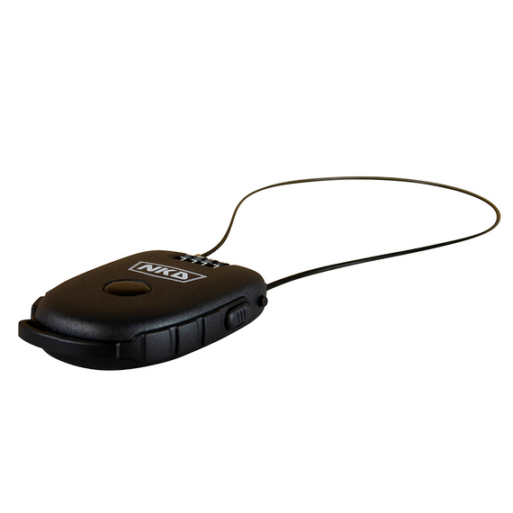 Zamek Szyfrowy Zabezpieczenie do hulajnogi deskorolki longboardu NKD SportsLock Pro Czarny 75 cm