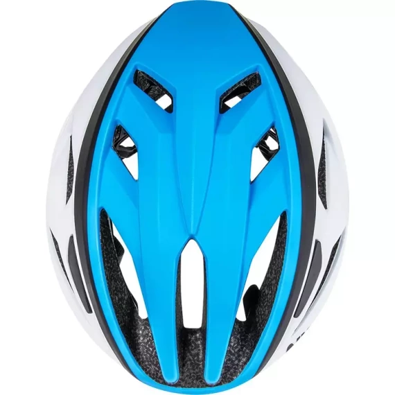 NKX Městská cyklistická přilba bílá/modrá 