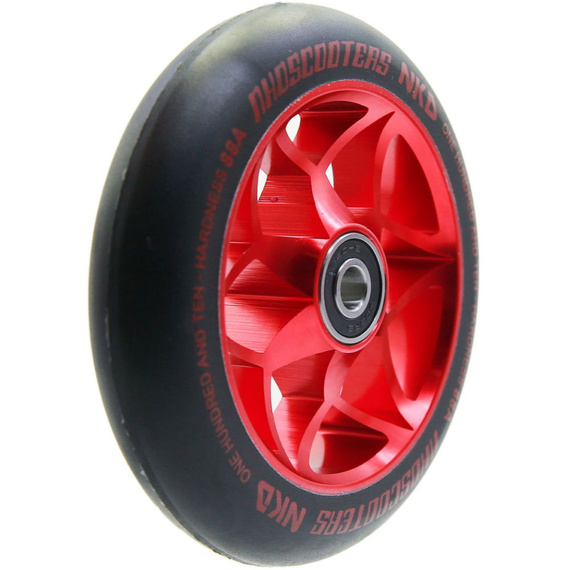 NKD Goat Stunt Scooter Wheels Black and Red 110 mm