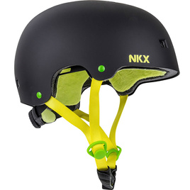 NKX Brain Saver Skateboardová helma Rasta Yellow