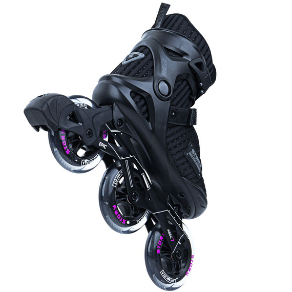 Story Epic tříkolové kolečkové brusle černo-růžové