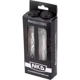 Gripy na koloběžku NKD SHADOW Transparent 160 mm