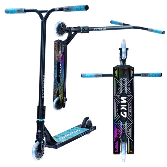 Výkonný skútr NKD Extreme Black and silver wys. 91 cm