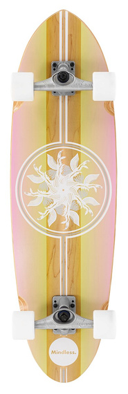 Mindless Wake Surf Skate Board Pink 35"