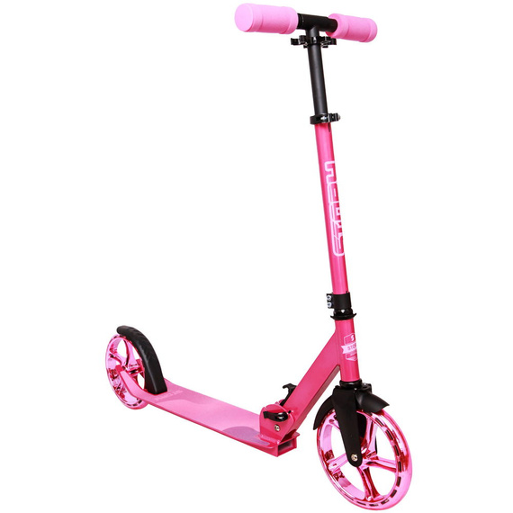 Přepravní koloběžka s velkými koly Story Urban GO! Brokátová růžová 