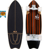Surfskate Surfboard NKX Maverick Black and Brown Ebony 31"
