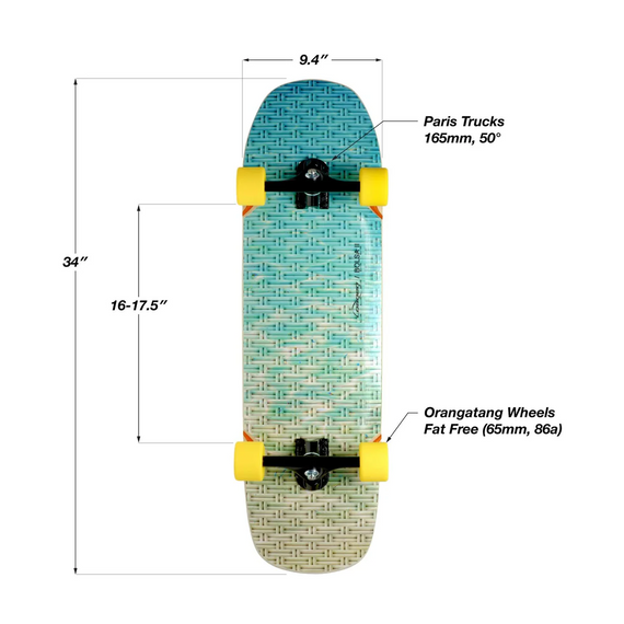 Longboard Loaded Bolsa II Complete 34"