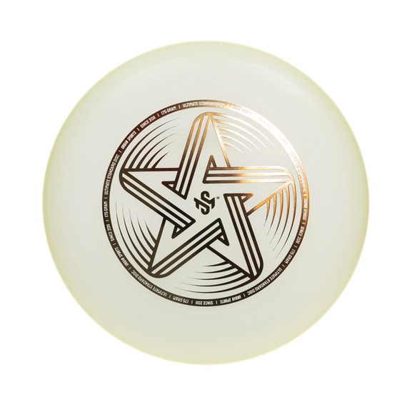 Frisbee Ultimate vrhací disk Urban Sports Gold Star Glow (svítící) 175g