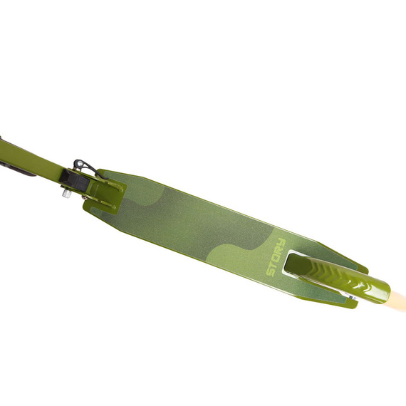 Přepravní koloběžka s velkými koly Story Urban GO! Zelená