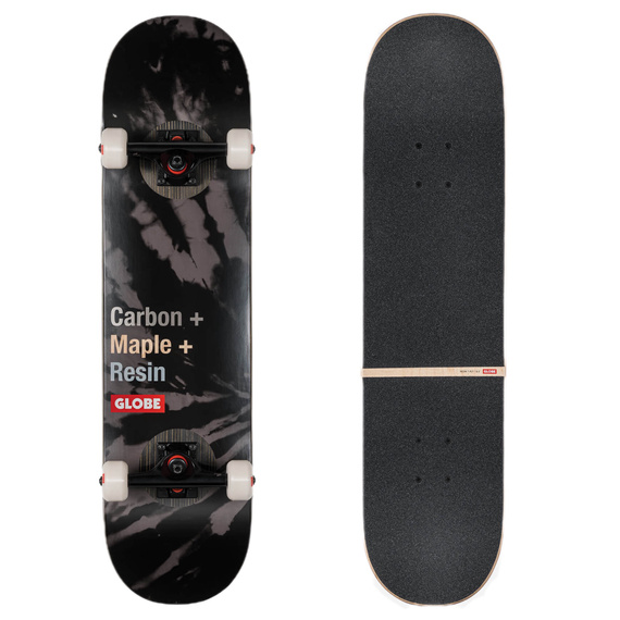 GLOBE G0 Strype Hard skateboard - černý/bílý 8.0"
