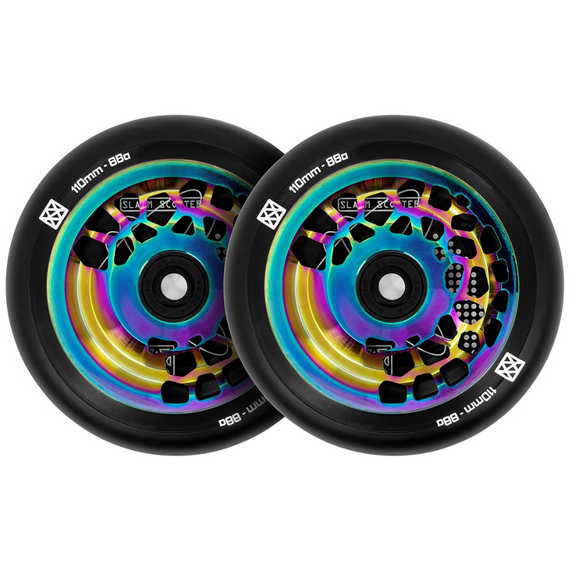 Sada kol pro koloběžky SLAMM Split Core Neochrome 110 mm