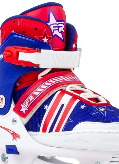 Dětské nastavitelné brusle SFR Spectra modré a červené