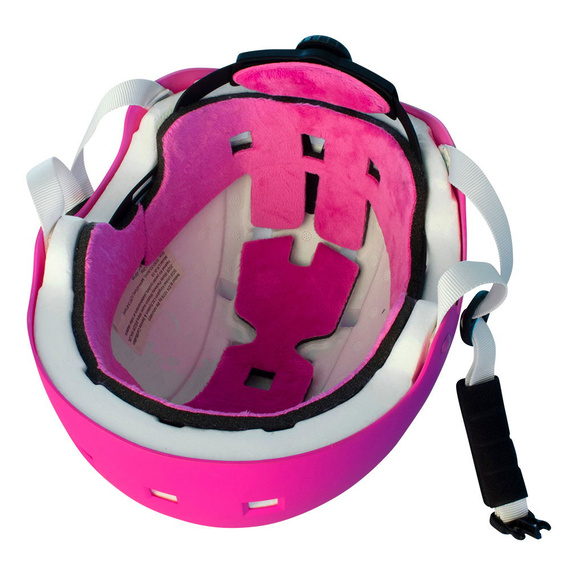 NKX Brain Saver Flower Pink and White Skateboardová helma