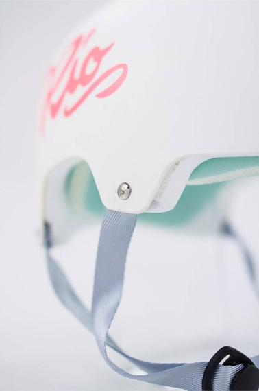 Kask Rio Roller Script Helmet Matt Biały S/M