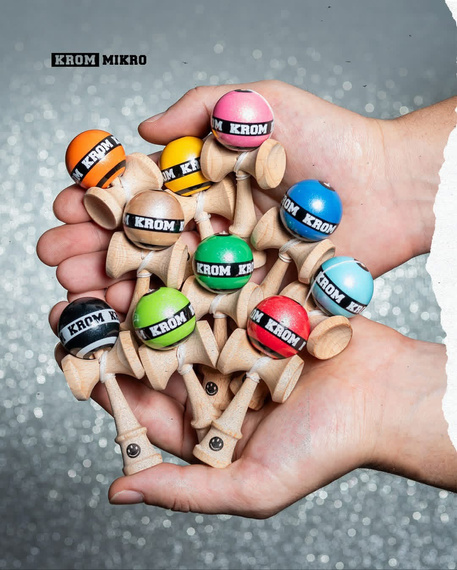Kendama KROM Mikro Żółty
