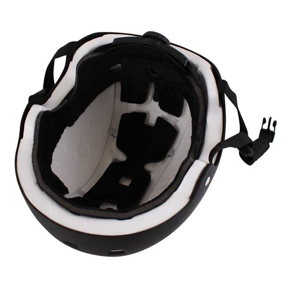 Kask Na Deskorolkę Hulajnogę NKX Brain Saver Czarny Skull 