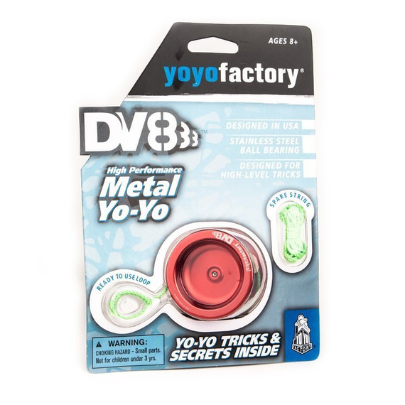 Yoyo kovové Yoyo YoYoFactory DV888 červené