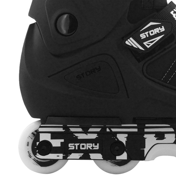 Rolki Agresywne Story Inline Aggressive Skates Czarny