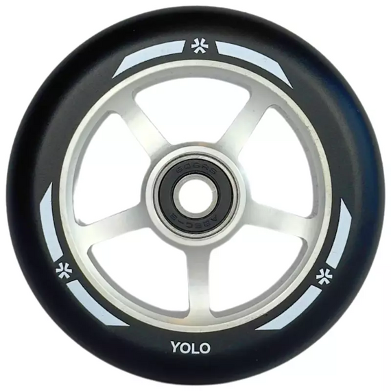 Union Yolo Pro Scooter Wheel Black Silver 100 mm