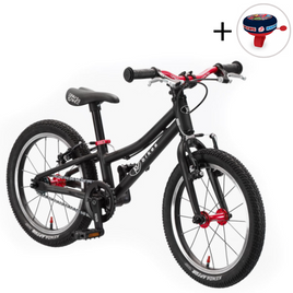 KUbikes 16S superlehké dětské kolo Černá a červená