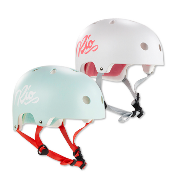 Kask Rio Roller Script Helmet Matt Biały S/M