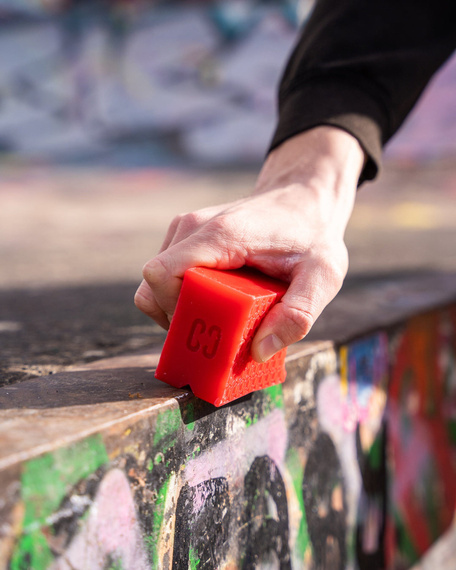 NKX Skateboard Wax Red