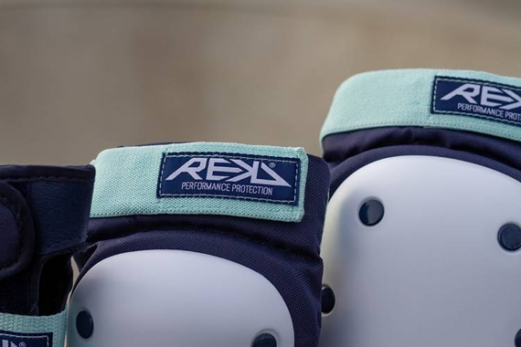 Ochraniacze REKD Heavy Duty Triple Pad Set Niebiesko Miętowe