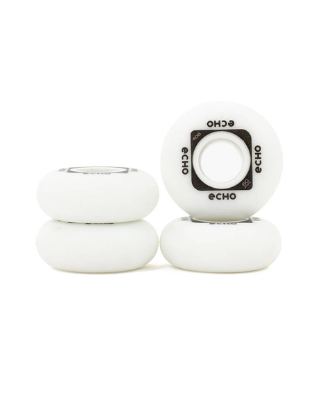 Kółka do rolek agresywnych Echo Flow Aggressive Wheels Biało-Czarny 60 mm 90A