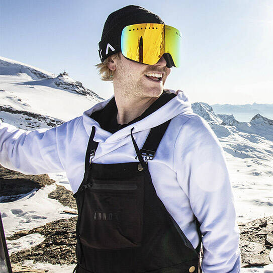 Bezrámečkové fotochromatické brýle na snowboard a lyže Annox Flight