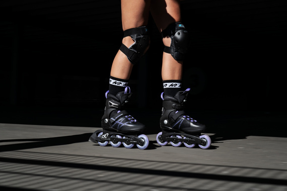 Kolečkové brusle K2 Alexis 80 Pro černo-fialové