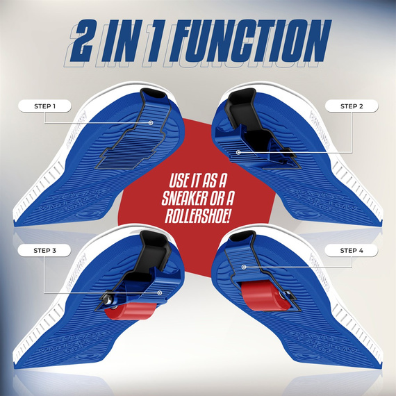 Breezy Rollers Origin Modrá a bílá