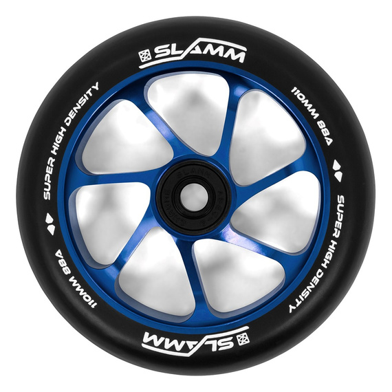 Kolečko koloběžky Slamm Team Black/Blue 110 mm (1 ks).)