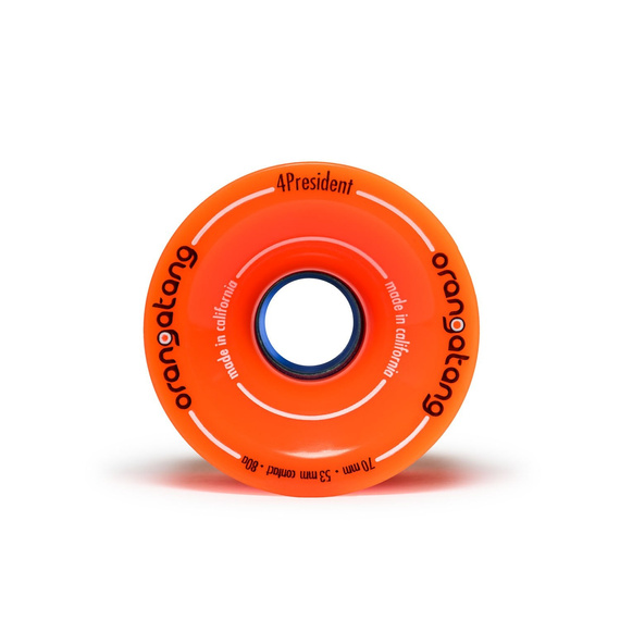 Orangatang Longboard 4President Wheels Orange 70mm 80A